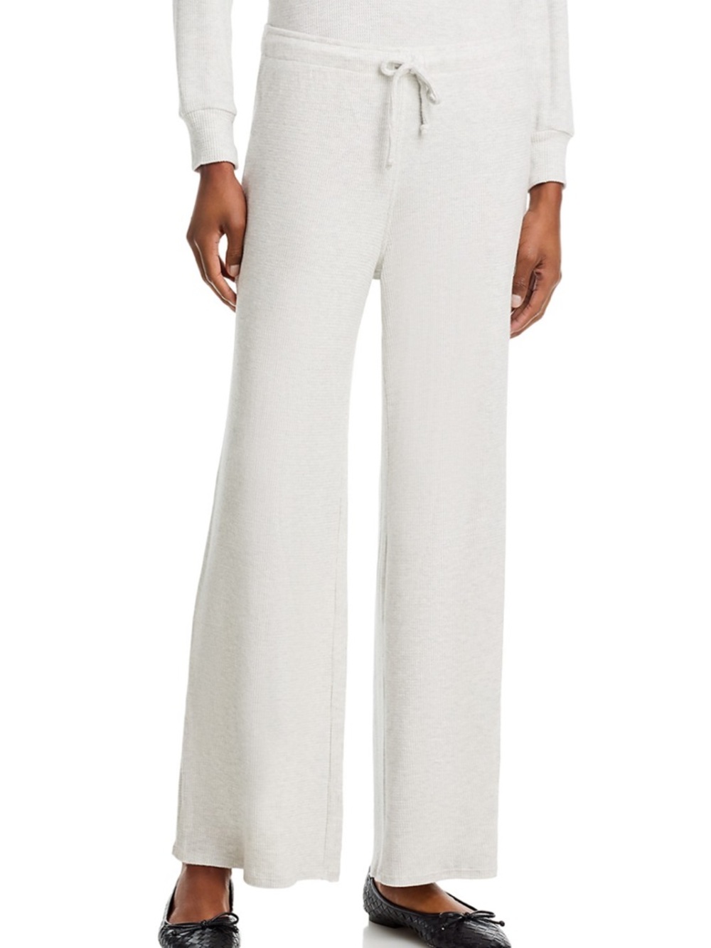 NWT PerfectWhiteTee Madie Brushed Waffle Knit Pants Size L